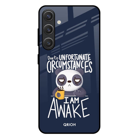 Struggling Panda Glossy Case for Samsung Galaxy S25 Plus 5G