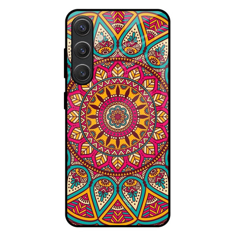 Elegant Mandala Glossy Case for Samsung Galaxy S25 Plus 5G