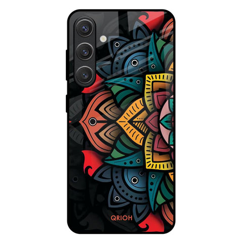 Retro Gorgeous Flower Glossy Case for Samsung Galaxy S25 Plus 5G