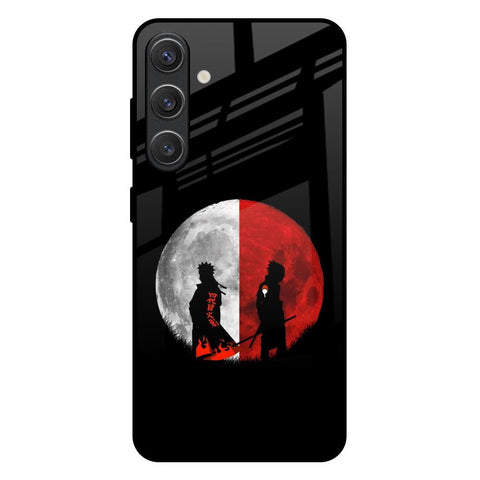 Anime Red Moon Glossy Case for Samsung Galaxy S25 Plus 5G