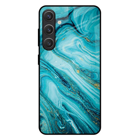 Ocean Marble Glossy Case for Samsung Galaxy S25 Plus 5G