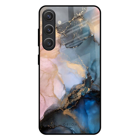 Marble Ink Abstract Glossy Case for Samsung Galaxy S25 Plus 5G