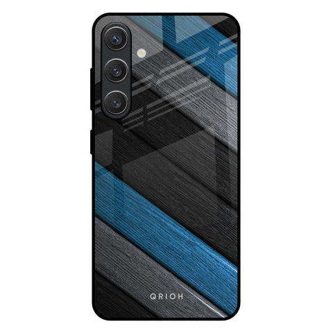 Multicolor Wooden Effect Glossy Case for Samsung Galaxy S25 Plus 5G