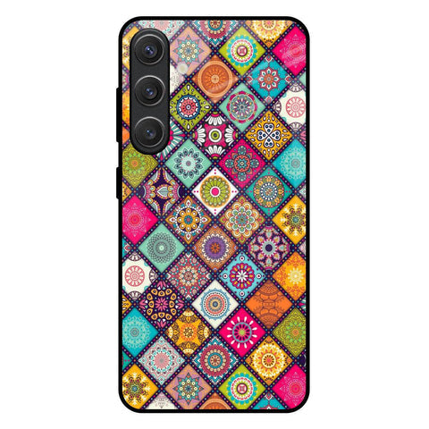 Multicolor Mandala Glossy Case for Samsung Galaxy S25 Plus 5G
