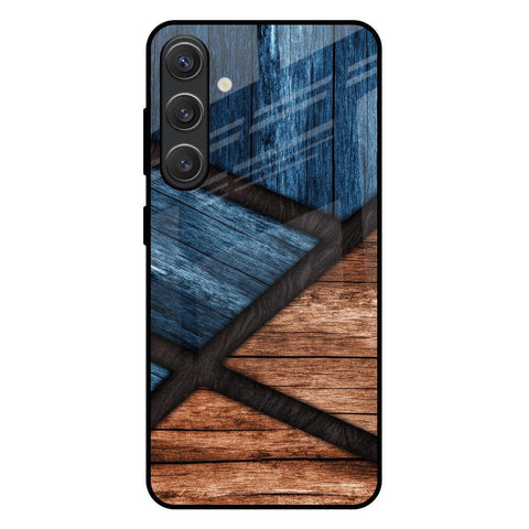 Wooden Tiles Glossy Case for Samsung Galaxy S25 Plus 5G