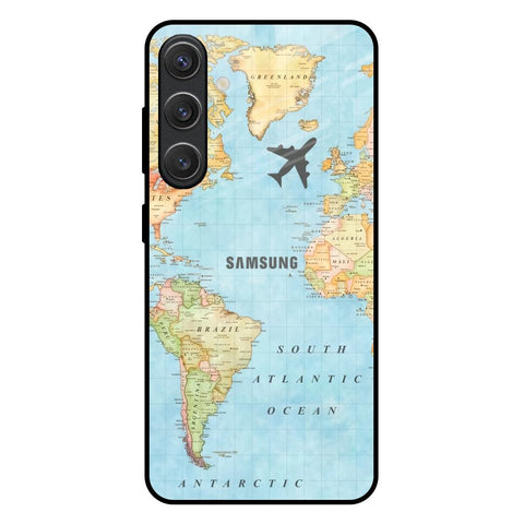 Fly Around The World Glossy Case for Samsung Galaxy S25 Plus 5G