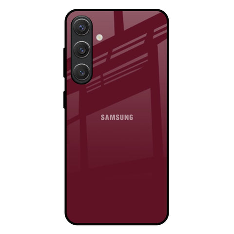 Classic Burgundy Glossy Case for Samsung Galaxy S25 Plus 5G
