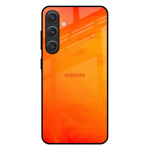 Tangy Orange Glossy Case for Samsung Galaxy S25 Plus 5G