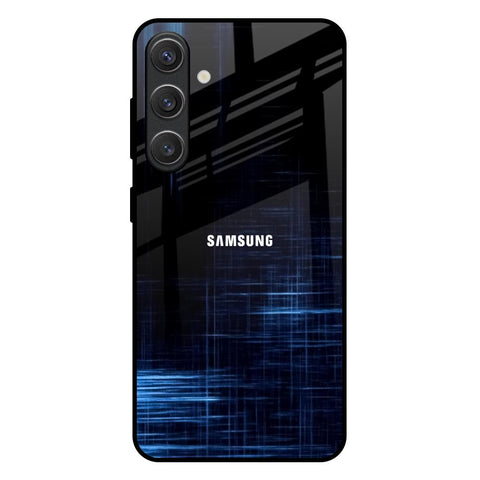 Blue Scratch Glossy Case for Samsung Galaxy S25 Plus 5G