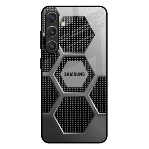 Hexagon Style Glossy Case For Samsung Galaxy S25 Plus 5G