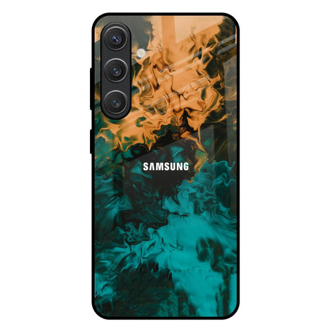 Watercolor Wave Glossy Case for Samsung Galaxy S25 Plus 5G