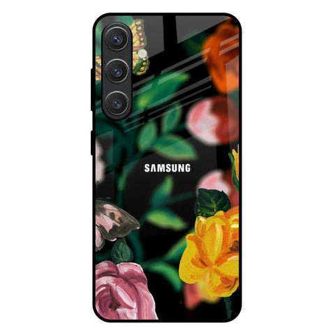 Flowers & Butterfly Glossy Case for Samsung Galaxy S25 Plus 5G