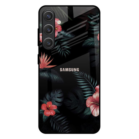 Tropical Art Flower Glossy Case for Samsung Galaxy S25 Plus 5G