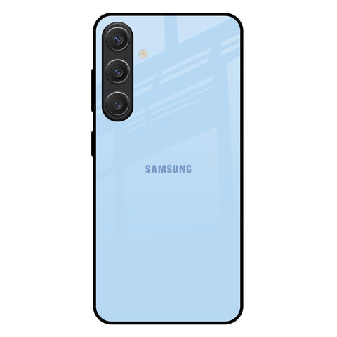Pastel Sky Blue Glossy Case for Samsung Galaxy S25 Plus 5G