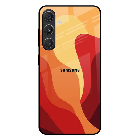 Magma Color Pattern Glossy Case for Samsung Galaxy S25 Plus 5G