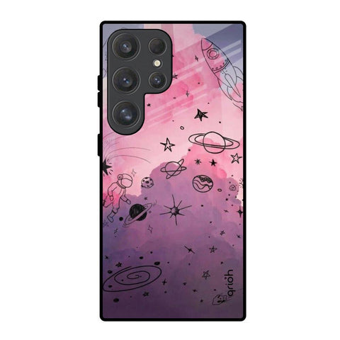 Space Doodles Glossy Case for Samsung Galaxy S25 Ultra 5G