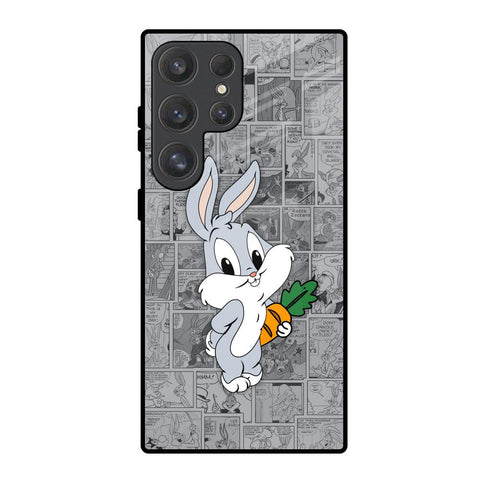 Cute Baby Bunny Glossy Case for Samsung Galaxy S25 Ultra 5G