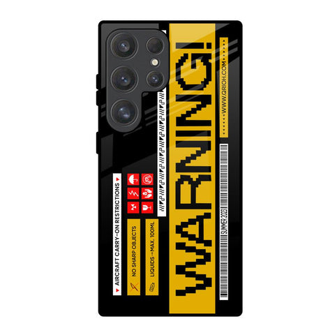 Aircraft Warning Glossy Case for Samsung Galaxy S25 Ultra 5G
