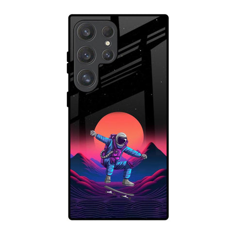 Retro Astronaut Glossy Case for Samsung Galaxy S25 Ultra 5G