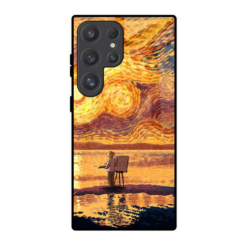 Sunset Vincent Glossy Case for Samsung Galaxy S25 Ultra 5G