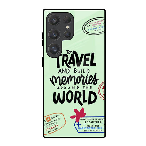 Travel Stamps Glossy Case for Samsung Galaxy S25 Ultra 5G