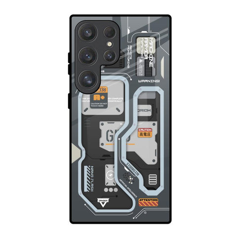 Retro Futuristic Glossy Case for Samsung Galaxy S25 Ultra 5G
