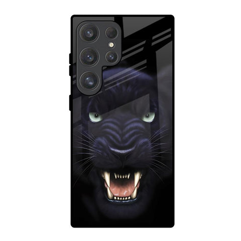 Angry Black Tiger Glossy Case for Samsung Galaxy S25 Ultra 5G