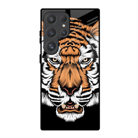 Angry Tiger Glossy Case For Samsung Galaxy S25 Ultra 5G