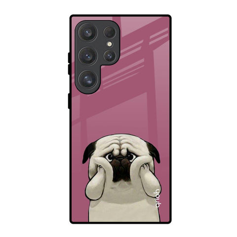 Funny Pug Face Glossy Case For Samsung Galaxy S25 Ultra 5G