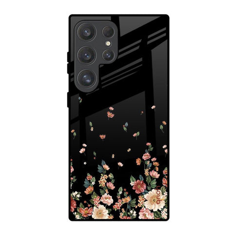 Floating Floral Print Glossy Case for Samsung Galaxy S25 Ultra 5G