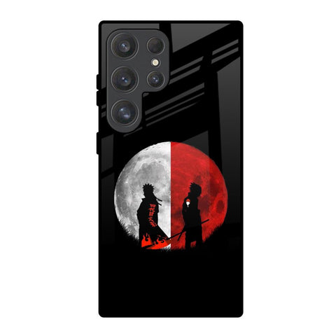 Anime Red Moon Glossy Case for Samsung Galaxy S25 Ultra 5G