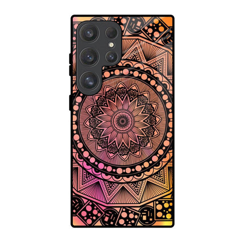 Floral Mandala Glossy Case for Samsung Galaxy S25 Ultra 5G