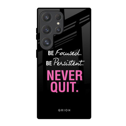 Be Focused Glossy Case for Samsung Galaxy S25 Ultra 5G