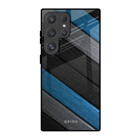 Multicolor Wooden Effect Glossy Case for Samsung Galaxy S25 Ultra 5G