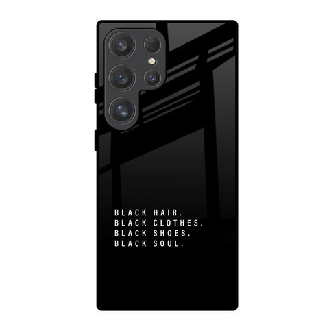 Black Soul Glossy Case for Samsung Galaxy S25 Ultra 5G