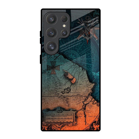 Geographical Map Glossy Case for Samsung Galaxy S25 Ultra 5G