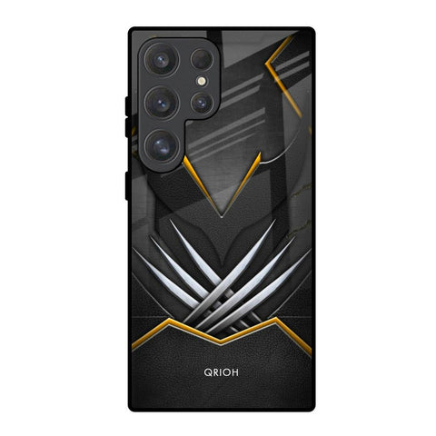 Black Warrior Glossy Case for Samsung Galaxy S25 Ultra 5G