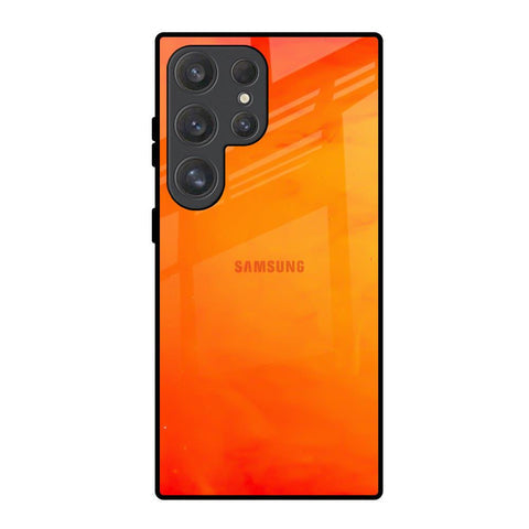Tangy Orange Glossy Case for Samsung Galaxy S25 Ultra 5G