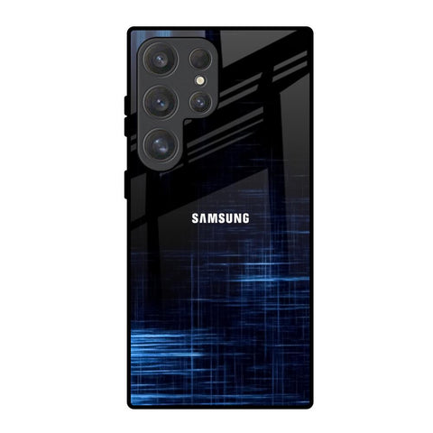 Blue Scratch Glossy Case for Samsung Galaxy S25 Ultra 5G