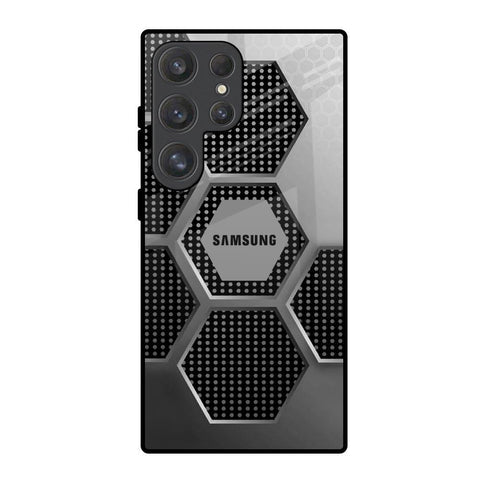 Hexagon Style Glossy Case For Samsung Galaxy S25 Ultra 5G