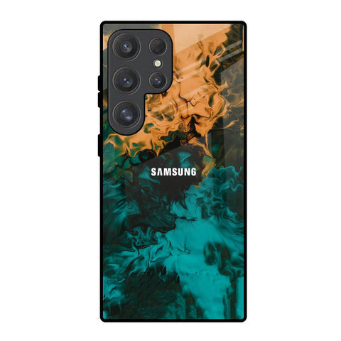 Watercolor Wave Glossy Case for Samsung Galaxy S25 Ultra 5G