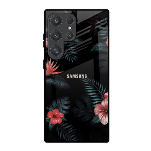 Tropical Art Flower Glossy Case for Samsung Galaxy S25 Ultra 5G