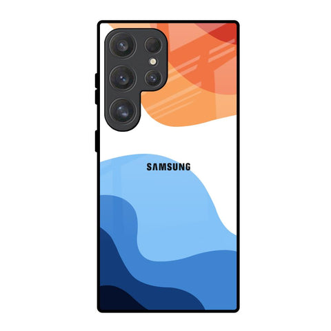 Wavy Color Pattern Glossy Case for Samsung Galaxy S25 Ultra 5G