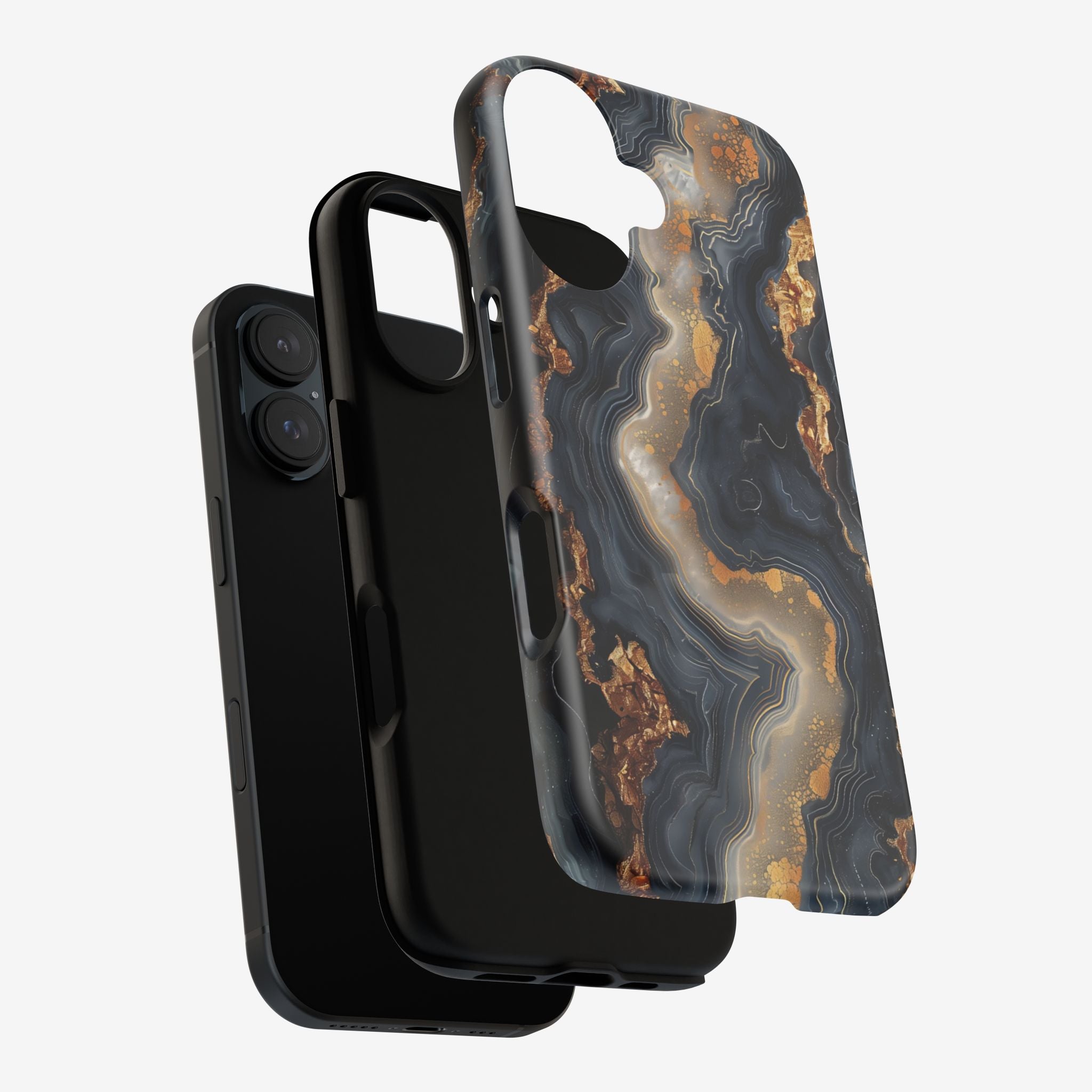 Midnight Agate Premium Tough Shining Phone Case (Double Layer) Available For All iPhone Models