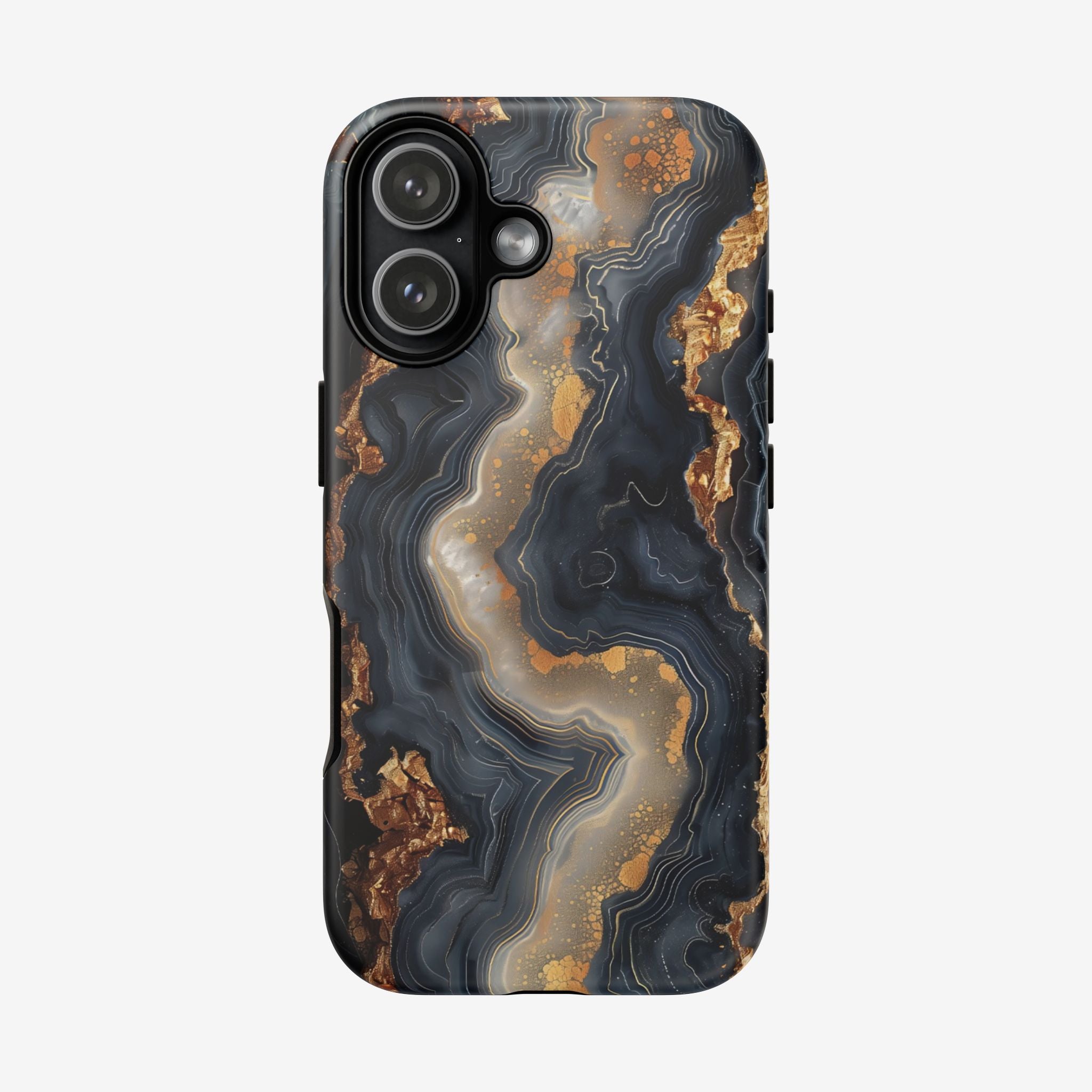 Midnight Agate Premium Tough Shining Phone Case (Double Layer) Available For All iPhone Models