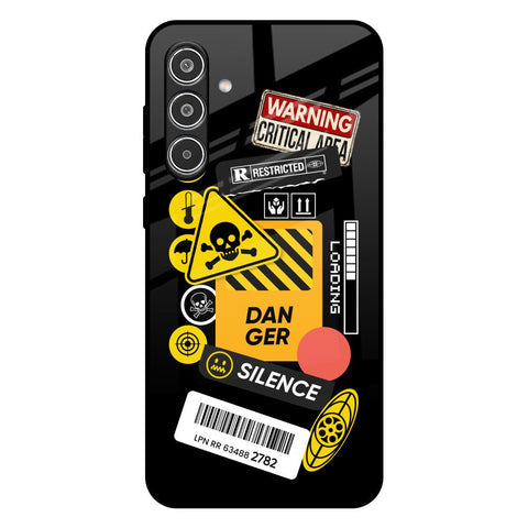 Danger Signs Glossy Case for Samsung Galaxy A56 5G