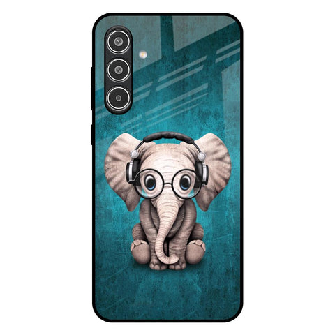 Adorable Baby Elephant Glossy Case For Samsung Galaxy A56 5G
