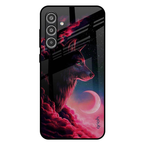 Moon Wolf Glossy Case for Samsung Galaxy A56 5G