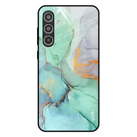 Green Marble Glossy Case for Samsung Galaxy A56 5G
