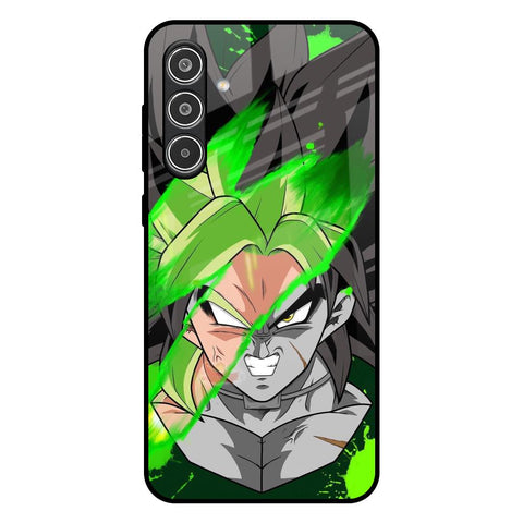 Anime Green Splash Glossy Case for Samsung Galaxy A56 5G